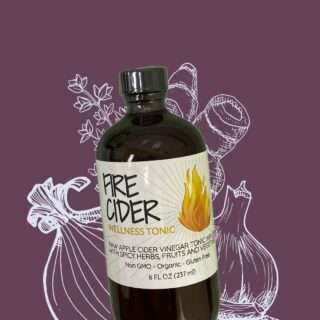 Almost out of your 🔥fire cider wellness tonic? Call us or visit our online shop ✨LINK IN BIO✨ to stock up and keep your immune system boosted! Fire cider is great for:⁠
⁠
💚Strengthening the immune system⁠
💜Aiding digestion⁠
💚Improving circulation⁠
💜Relieving congestion⁠
⁠
You can take a daily shot or incorporate it into your next meal: fiery coleslaw, fire cider kale crunch salad, or fire cider BBQ sauce (see recipes on our Pinterest board, Fall Recipes).⁠