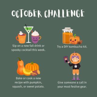 What have you done this month for selfcare? Remember that frequent mental breaks are fundamental for your body to recharge and keep up with your everyday activities 🧟➡️🤸.⁠
⁠
We hope you enjoy our suggestions for some Halloween fun this weekend! For more ways to maintain emotional and mental health, be sure to check in with your physician by scheduling a Mental Wellness Consultation at the ✨LINK IN BIO✨.⁠
⁠
HALLOWEEN FUN TIPS:⁠
◾ If you have trouble finding a DIY Kombucha Kit, we've seen them at @NaturalGrocers.⁠
⁠
◾ Need some fall drink suggestions? Try a chai tea latte, pumpkin spice cold brew, spiced cran-apple sangria, spiced pumpkin nog, sparkling pear punch, or a sparkling apple cider (with a cinnamon stick of course! 😉).⁠
⁠
◾ For some fall recipe inspiration, check out our Pinterest @VitalshipMed.